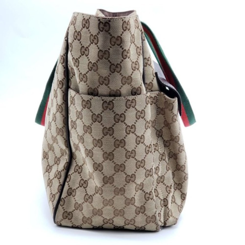 Authentic Gucci GG Canvas Tote Large Shoulder Bag - Picture 4 of 15